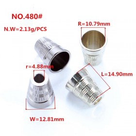 Bronze/Rose Gold/White/Glossy black/Gold/Platinum/Matte black-Alloy End Stopper Bronze/Rose Gold/White/Glossy black/Gold/Platinum/Matte black-Alloy End Stopper