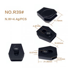 Gold/White/Matte black/Bronze/Platinum/Rose Gold/Glossy black-Alloy Spring Buckle Gold/White/Matte black/Bronze/Platinum/Rose Gold/Glossy black-Alloy Spring Buckle